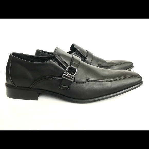 Men's Perry Ellis Portfolio Leather Loafers - Picture 3 of 8